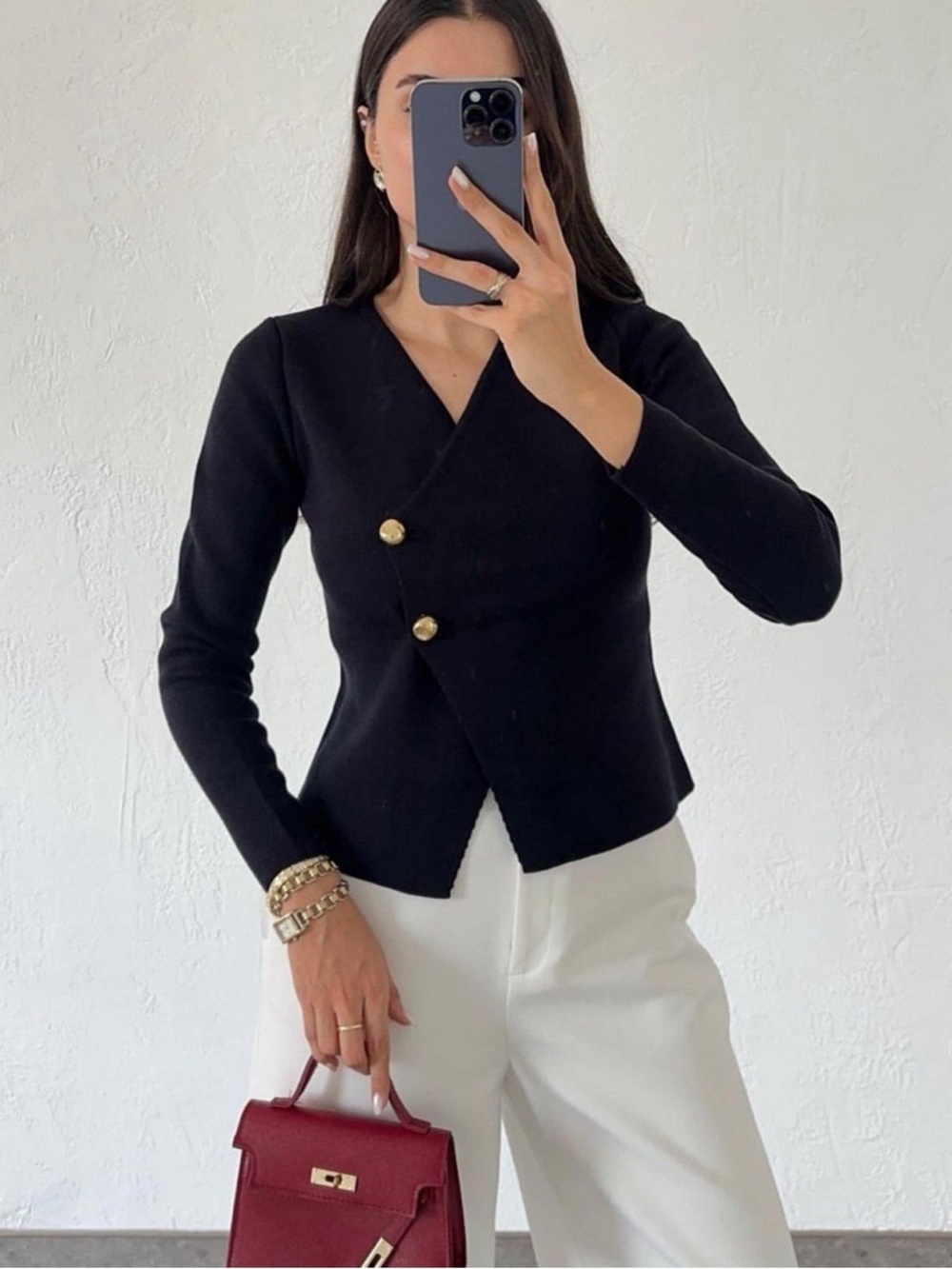 Zara Asymmetrical Sweater (I ALSO HAVE MATCHING SKIRT)